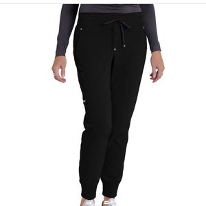 drawstring cargo jogger scrub pants
